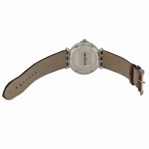 Pequignet 280 Round Black Dial 33mm Brown Leather Swiss Quartz Wrist Watch 134010968868 5