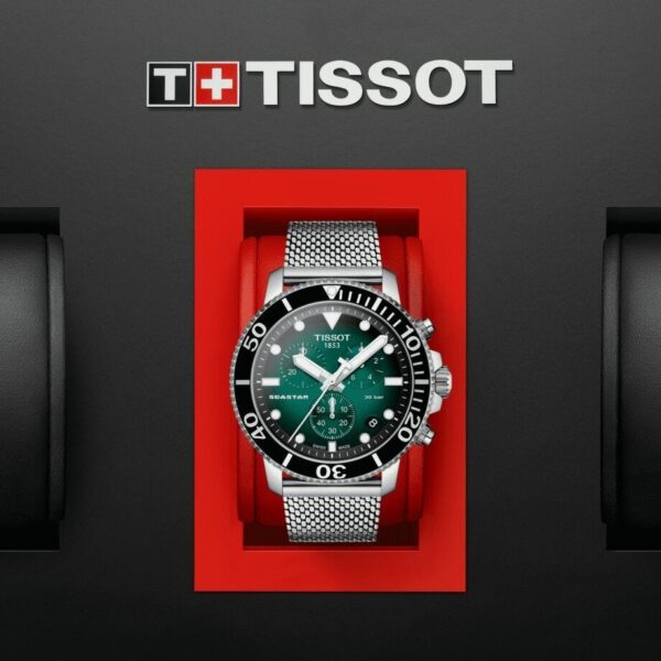 Tissot T1204171109100 Seastar 1000 Chronograph Steel Quartz Mens Watch 125056965458 3