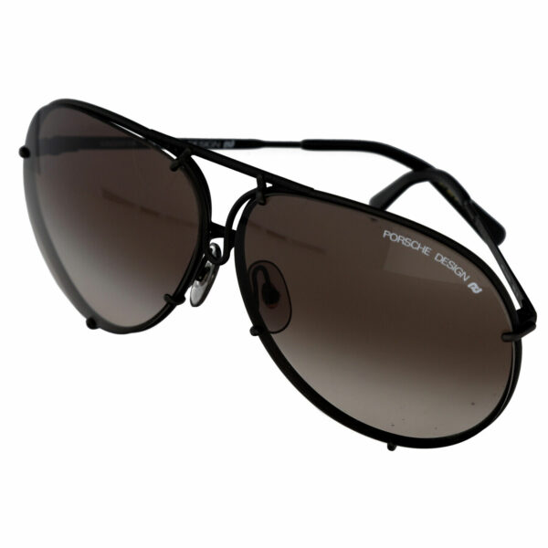 Carrera Porsche Design Black Frame Interchangeable Lenses Aviator Sunglasses 124998781489 2