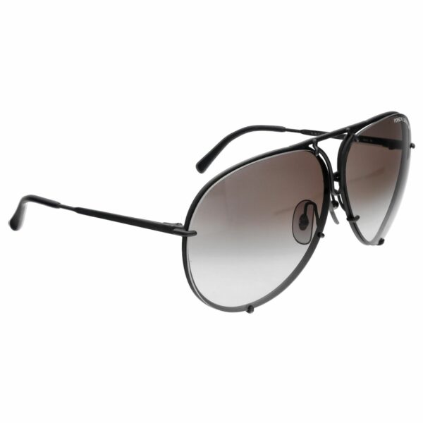 Carrera Porsche Design Black Frame Interchangeable Lenses Aviator Sunglasses 124998781489 3