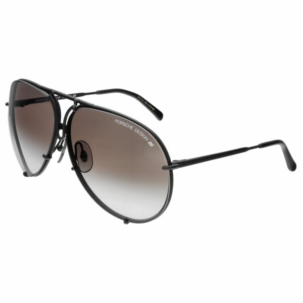 Carrera Porsche Design Black Frame Interchangeable Lenses Aviator Sunglasses 124998781489 4