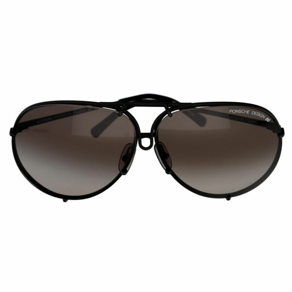Carrera Porsche Design Black Frame Interchangeable Lenses Aviator Sunglasses 124998781489