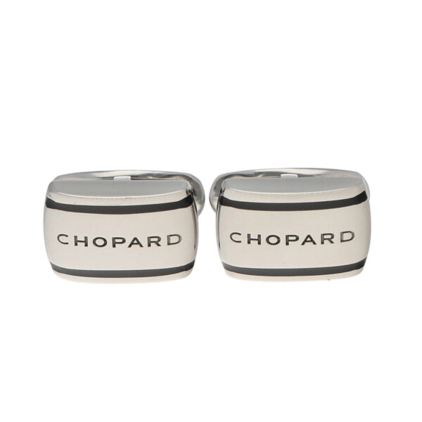 Chopard 95014 0022 Classico Stainless Steel Mens Cufflinks Rectangle 17mmx12mm 115054986509