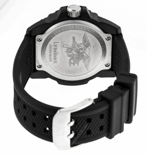 Luminox Navy Seal XS3505L Carbonox 45mm Black Yellow Rubber Quartz Mens Watch 133990509659 4