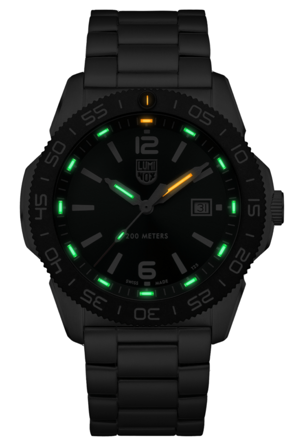 Luminox Pacific Diver XS3137 Green Dial 44mm Stainless Steel Quartz Mens Watch 125095094359 2