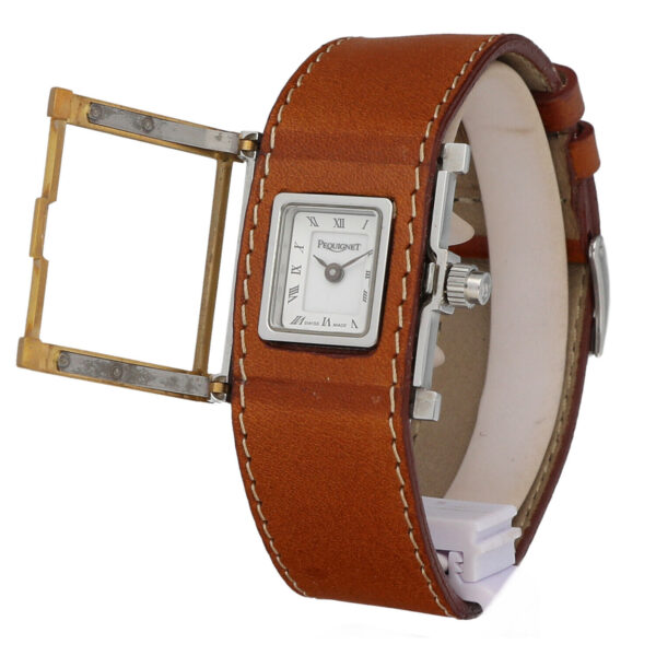 Pequignet 461 Cameleone 25mm Cocktail Two Tone Steel Leather Quartz Womens Watch 115182064709 2