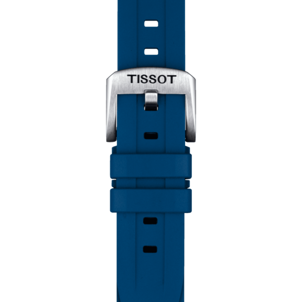 Tissot PRC 200 Chronograph T1144171704700 42mm Blue Rubber Quartz Mens Watch 133966824429 4